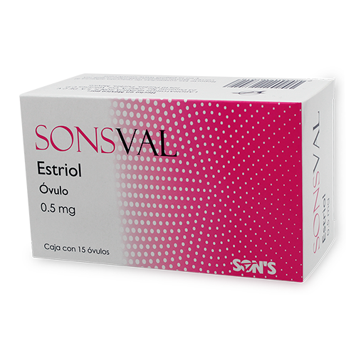 ESTRIOL OVULOS 0.5 MG 15 OVULOS SONSVAL SONS