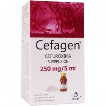 CEFUROXIMA SUSP 250MG/5ML 50ML CEFAGEN