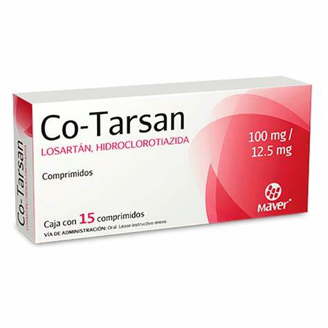 LOSARTAN / HIDROCLOROTIAZIDA 100MG/12.5MG 15COMP CO-TARSAN