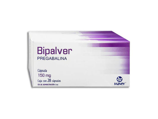 PREGABALINA  150MG 28 CAPSULAS BIPALVER