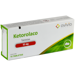 KETOROLACO 10 MG 10 TABLETAS AVIVIA