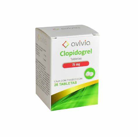 CLOPIDOGREL 75 MG 28 TABLETAS AVIVIA