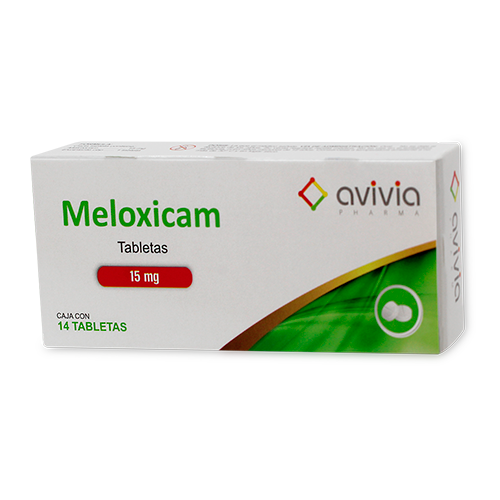 MELOXICAM 15 MG 10 TABLETAS AVIVIA