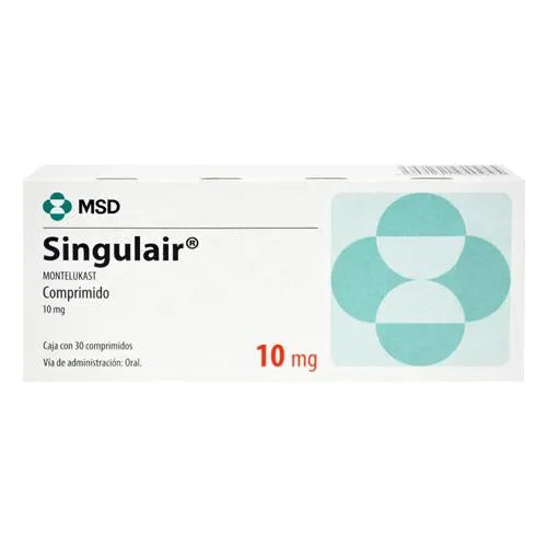 SINGULAIR 10 MG 30 COMPRIMIDOS | | MONTELUKAST 10MG