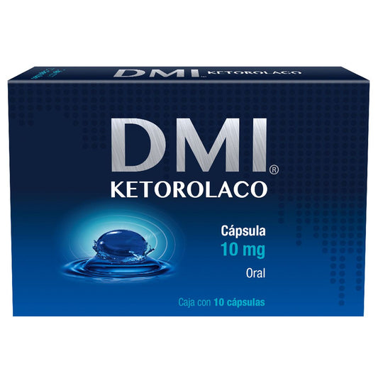 KETOROLACO 10 MG 10 CAPSULAS DMI PROGELA