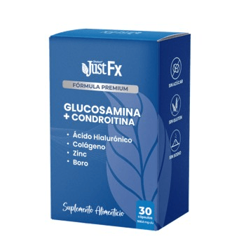 Glucosamina + Condroitina Just FX Suplemento Alimenticio 30 Capsulas