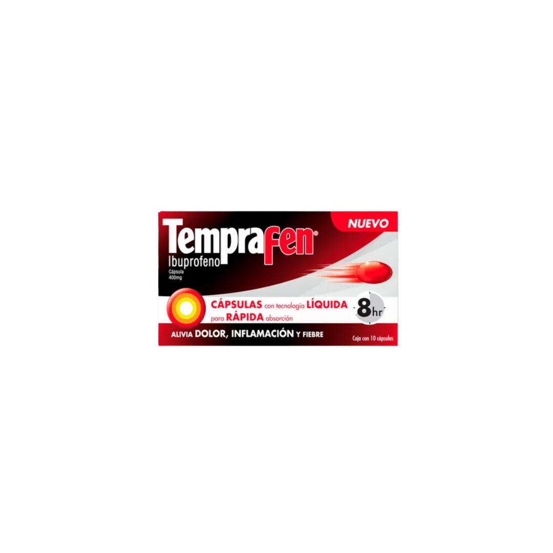 Tempra Fem 400 mg con 10 Cápsulas