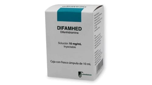 DIFENHIDRAMINA 10 MG/ML  INYECTABLE 1 AMPULA 10ML DIFAMHED