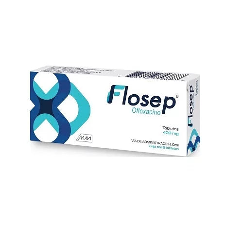 OFLOXACINO 400MG 8 TABLETAS FLOSEP