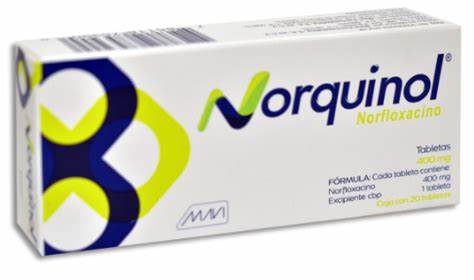 NORFLOXACINO 400MG 20 TABLETAS NORQUINOL