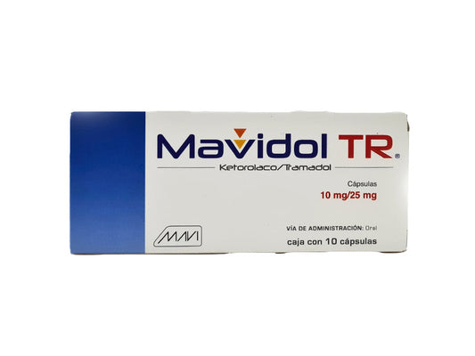 KETOROLACO/TRAMADOL 1/25MG 10 CAPSULAS