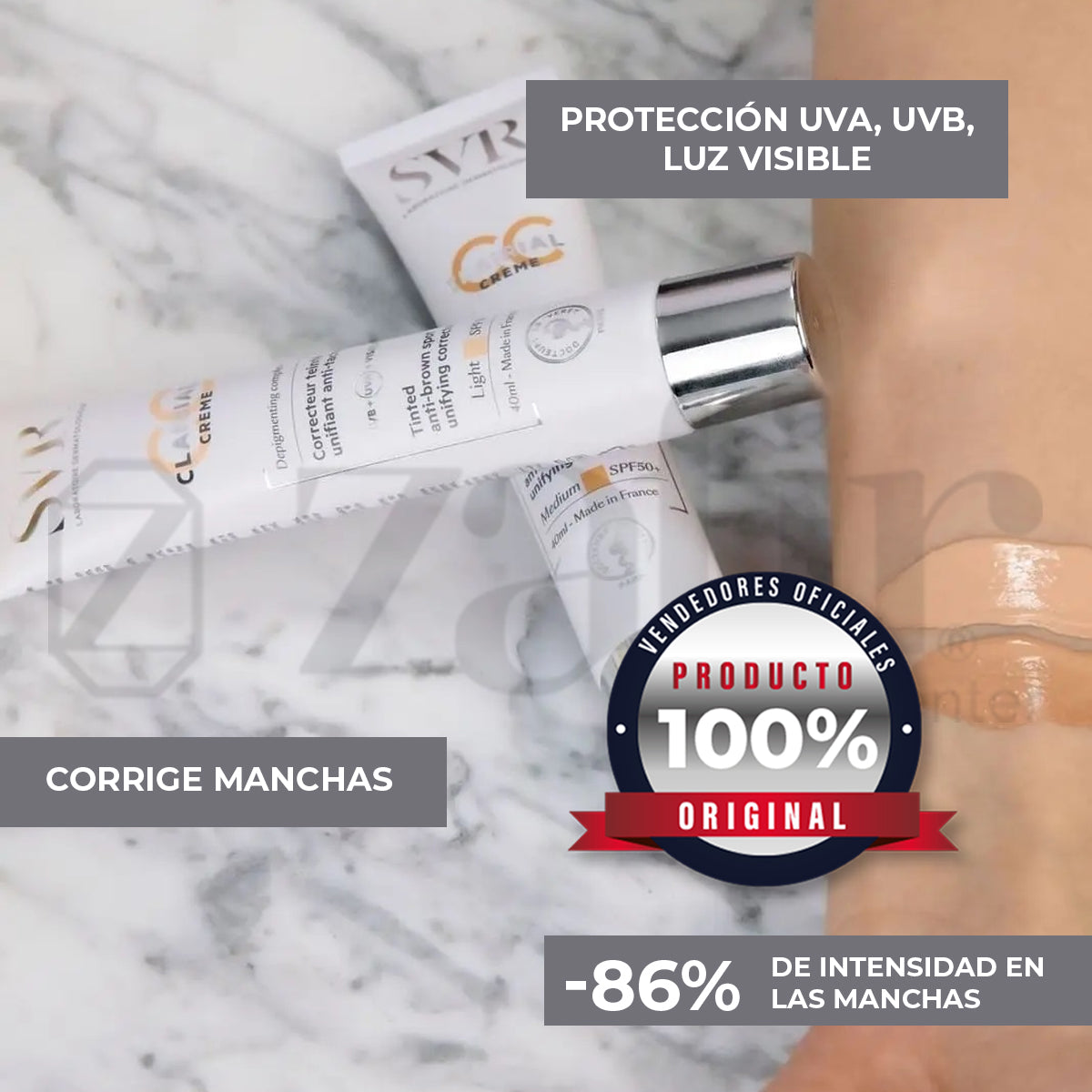Clairial Cc Crema Anti Manchas Con Maquillaje Tono Medium