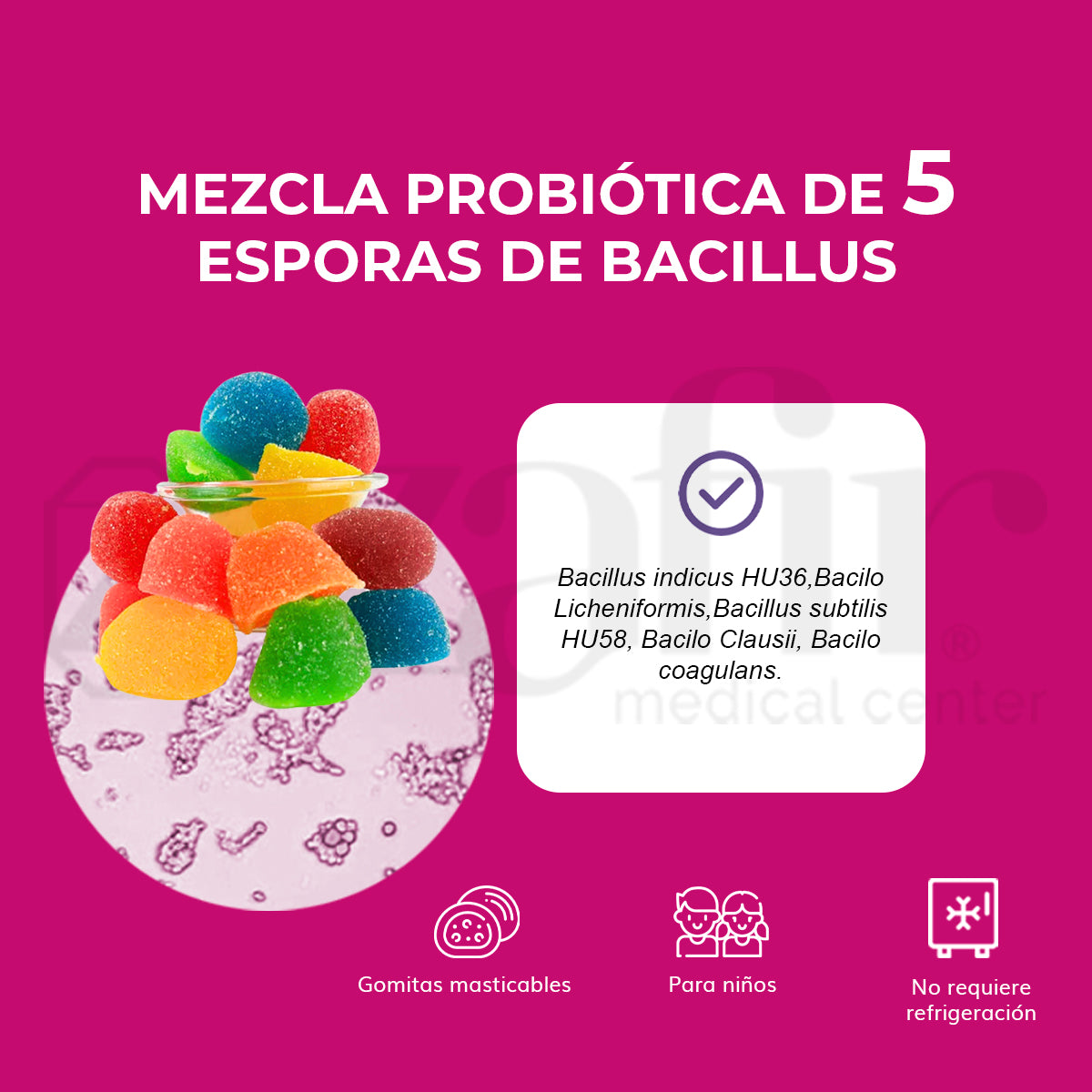 MICROBIOMLABS MEGASPOREBIOTIC FOR KIDS GUMMIES 30