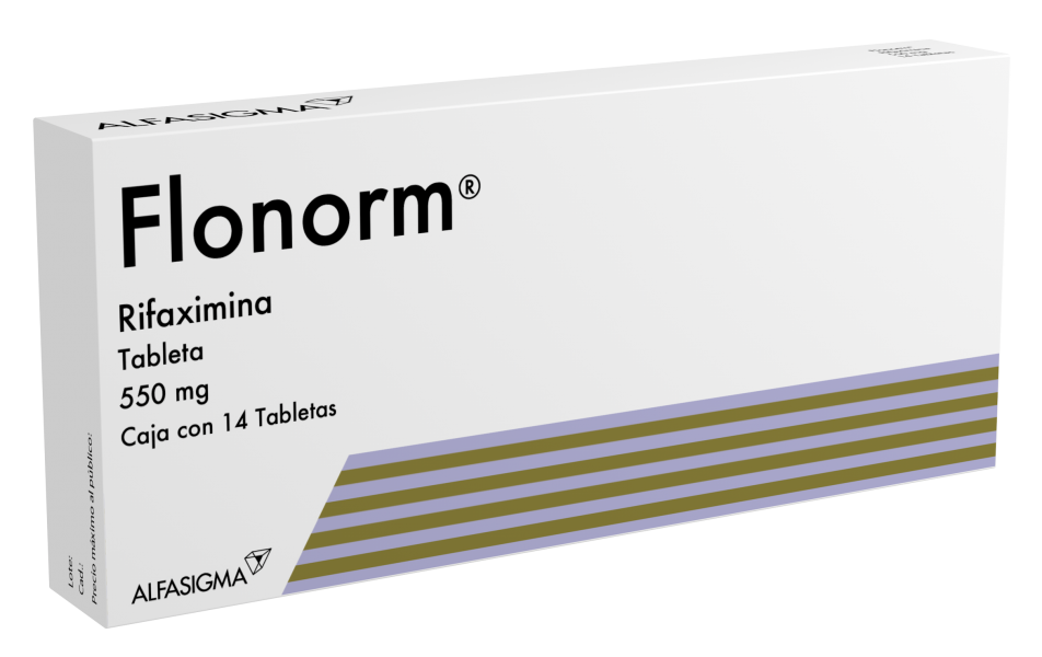 FLONORM 550 MG 14 TABS | RIFAXIMINA 550MG