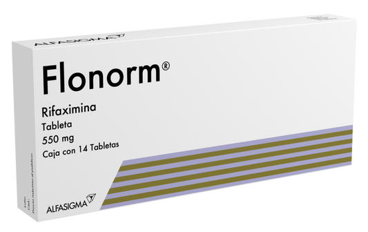 FLONORM 550 MG 14 TABS | RIFAXIMINA 550MG
