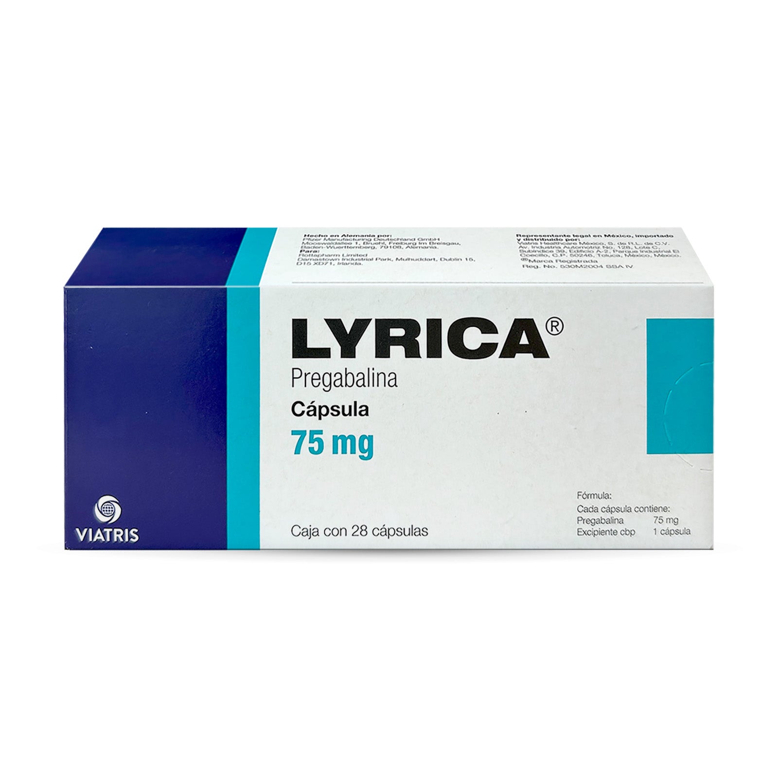 Lyrica 75 Mg 28 Caps