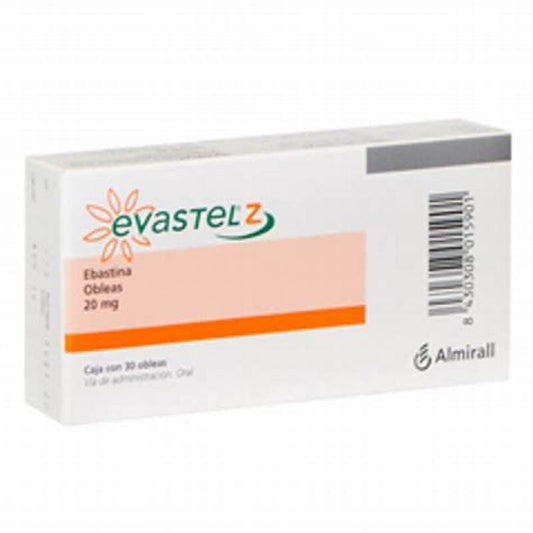 EVASTEL-Z 20 MG 30 OBLEAS