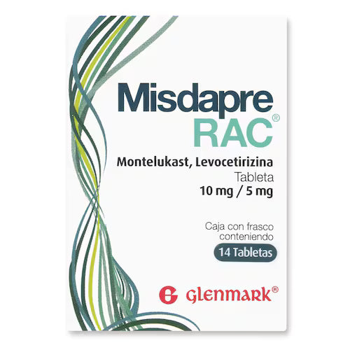 MISDAPRE RAC. MONTELUKAST 10 MG/LEVOCETIRIZINA 5 MG.