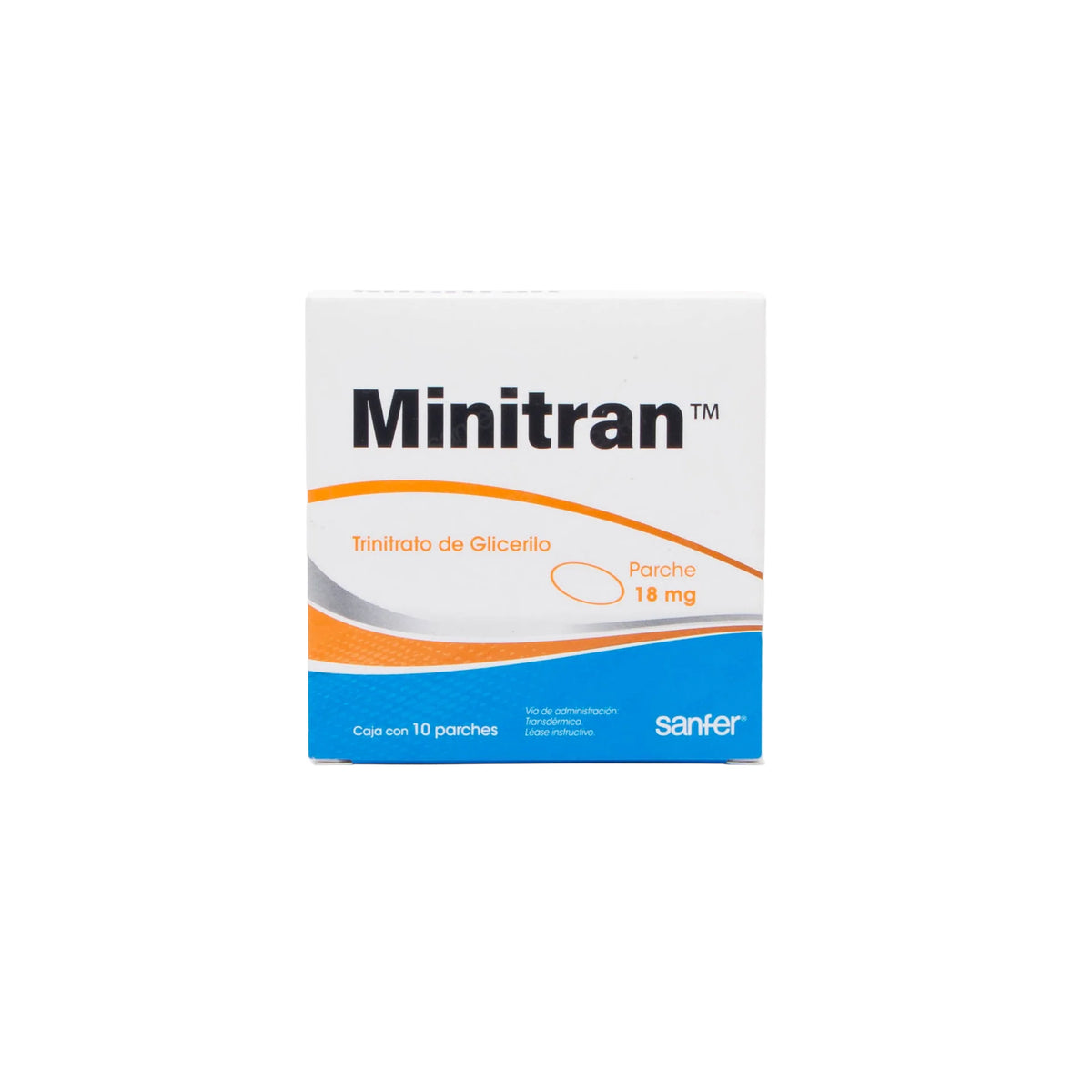 MINITRAN 18MG 5MG/24HR PARCHES 10