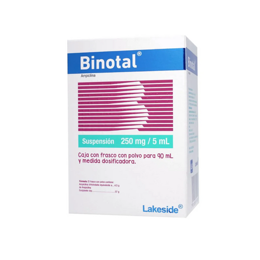 BINOTAL SUSP 250MG 90ML | AMPICILINA 250MG