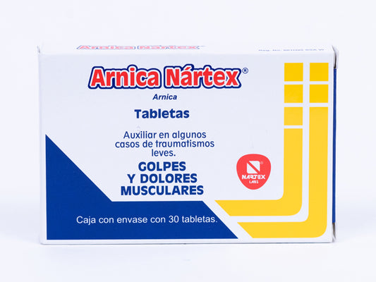 ARNICA NÁRTEX  ARNICA 30 TABLETAS