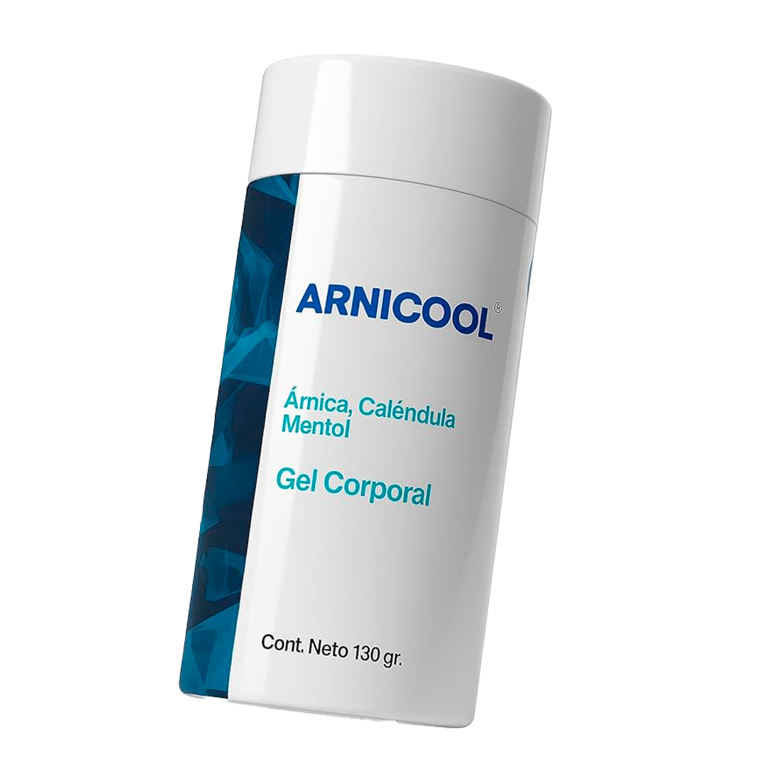 Gel Corporal Arnicool para Alivio Muscular con Árnica, Caléndula y Mentol 130g