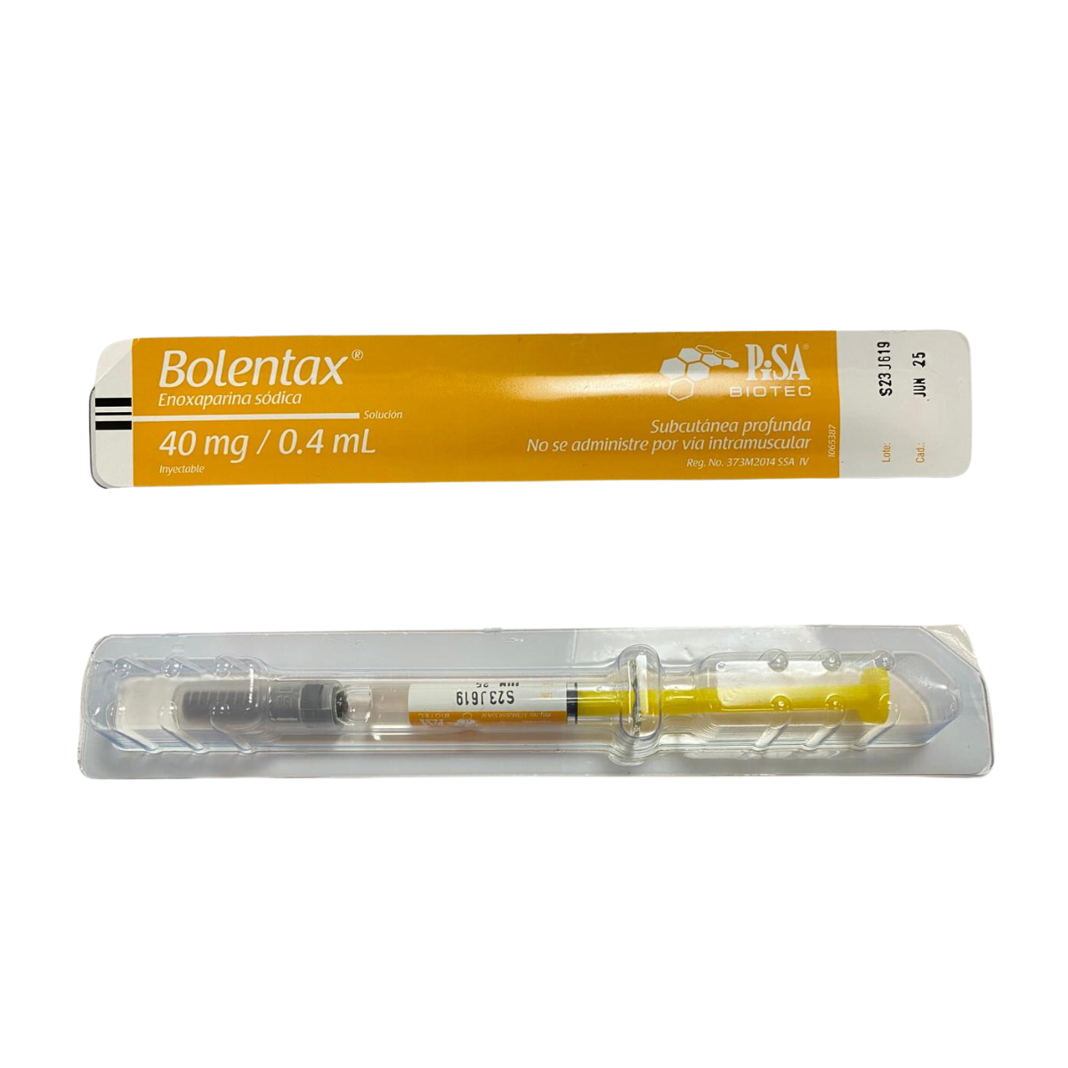 BOLENTAX ENOXAPARINA SODICA 40 MG/ 1 PZ