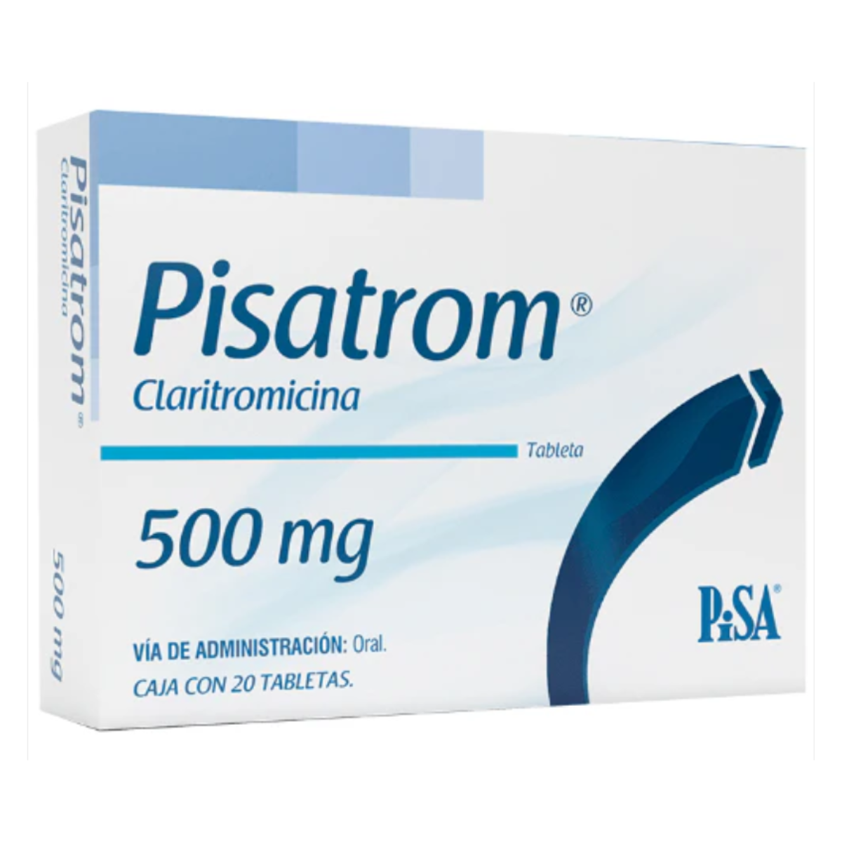 PISATROM. CLARITROMICINA 500 MG