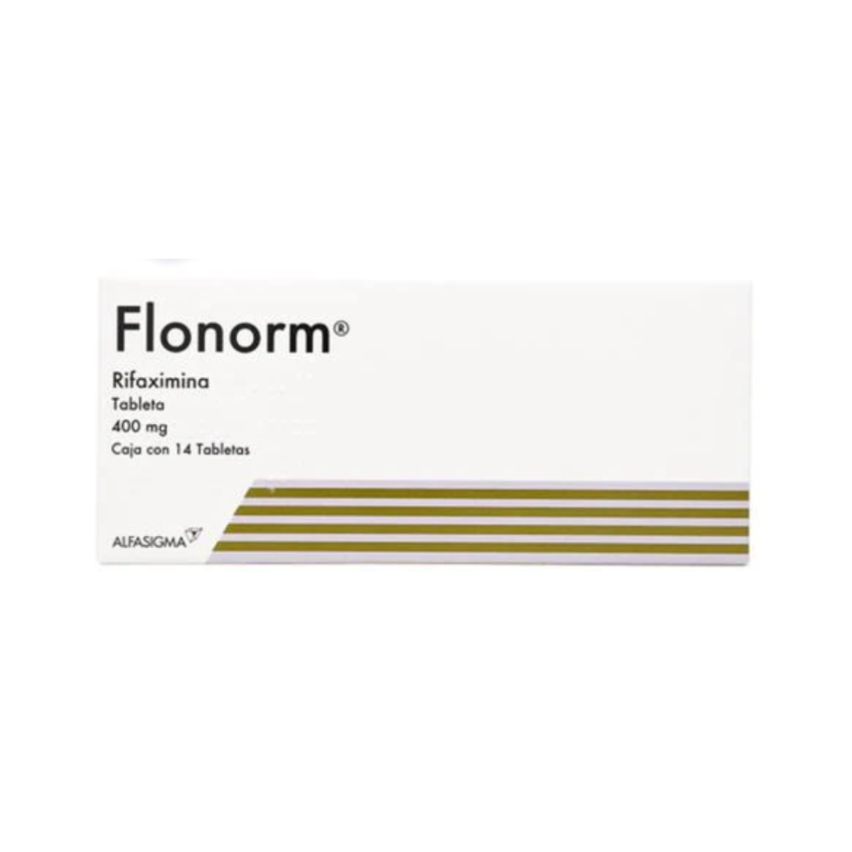 FLONORM. RIFAXIMINA 400 MG.