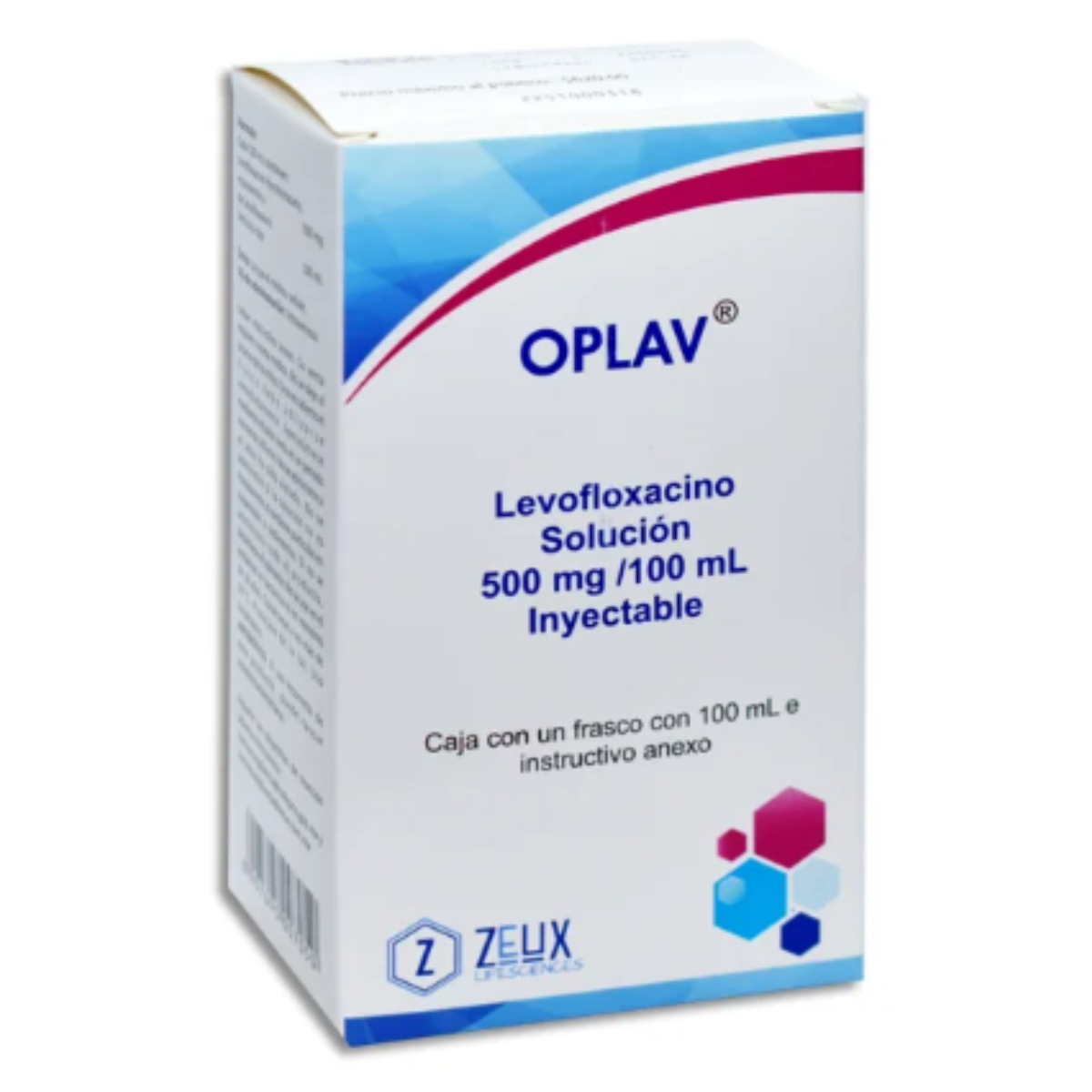 OPLAV. LEVOFLOXACINO 500MG/100ML.