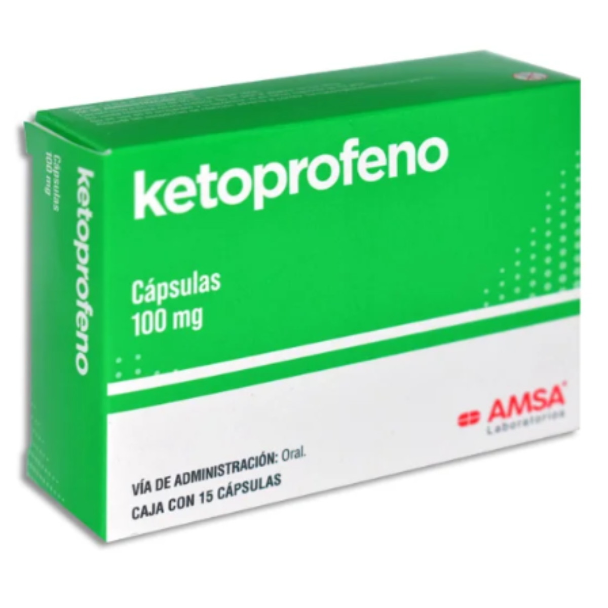 KETOPROFENO 100 MG. CAJA CON 15 CÁPSULAS AMSA