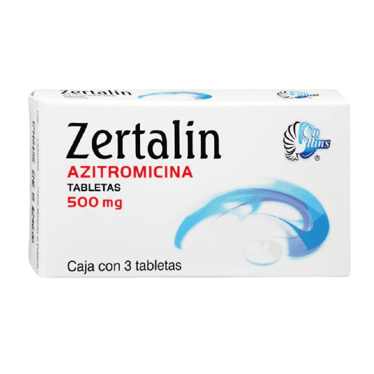 ZERTALIN AZITROMICINA 500 MG / 3 TABLETAS