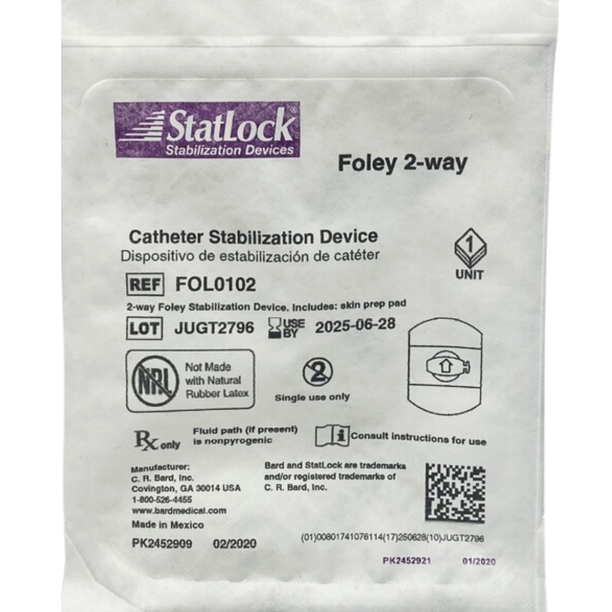 STALTOCK STABILIZATION DEVICES FIJADOR DE SONDA FOLEY