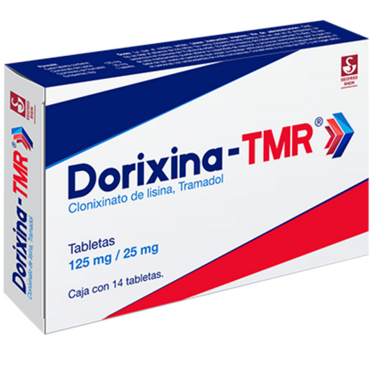 DORIXINA TMR TABS 125MG/25MG CAJA CON 14 TABS
