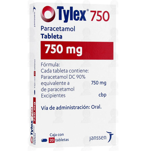 TYLEXP ARACETAMOL 750MG C/20 TAB