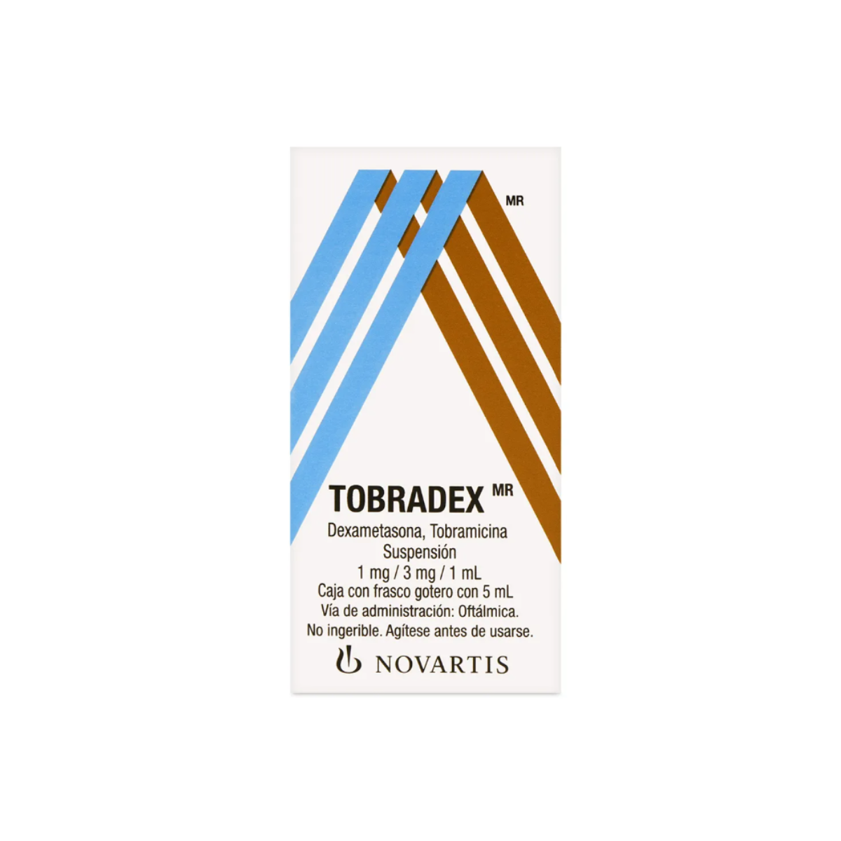 TOBRADEX. DEXAMETASONA 1MG/TOBRAMICINA 3MG/1ML. SUSPENSIÓN. FRASCO GOTERO CON 5 ML