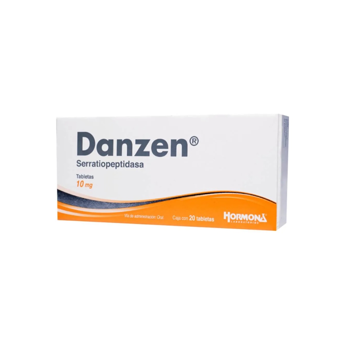 DANZEN. SERRATIOPEPTIDASA 10 MG. CAJA CON 20 TABLETAS