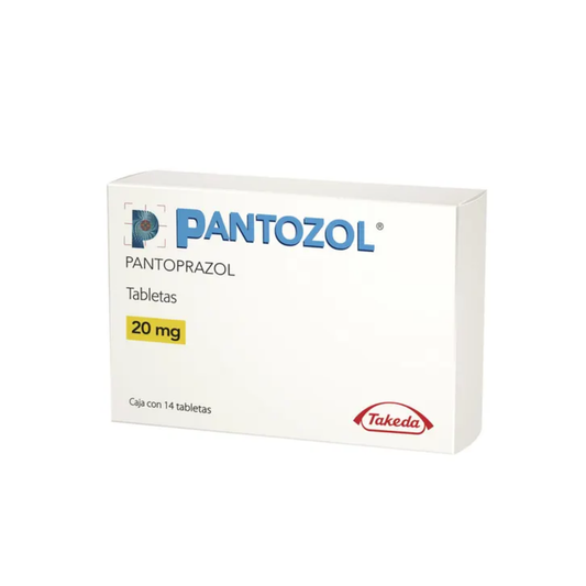 PANTOZOL. PANTOPRAZOL 20 MG.  CAJA CON 14 TABLETAS