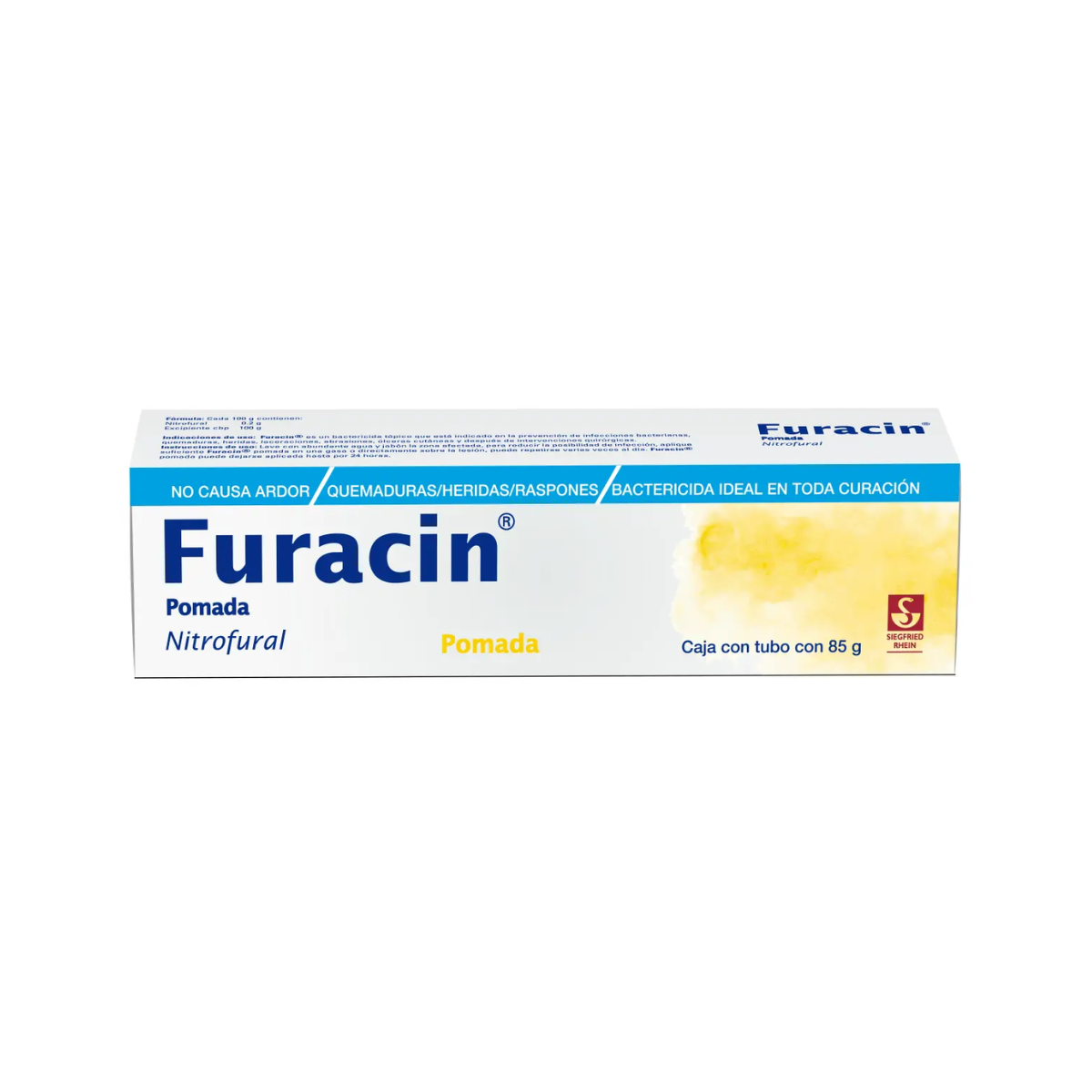 FURACIN. NITROFURAL. POMADA. CAJA CON TUBO CON 85 G