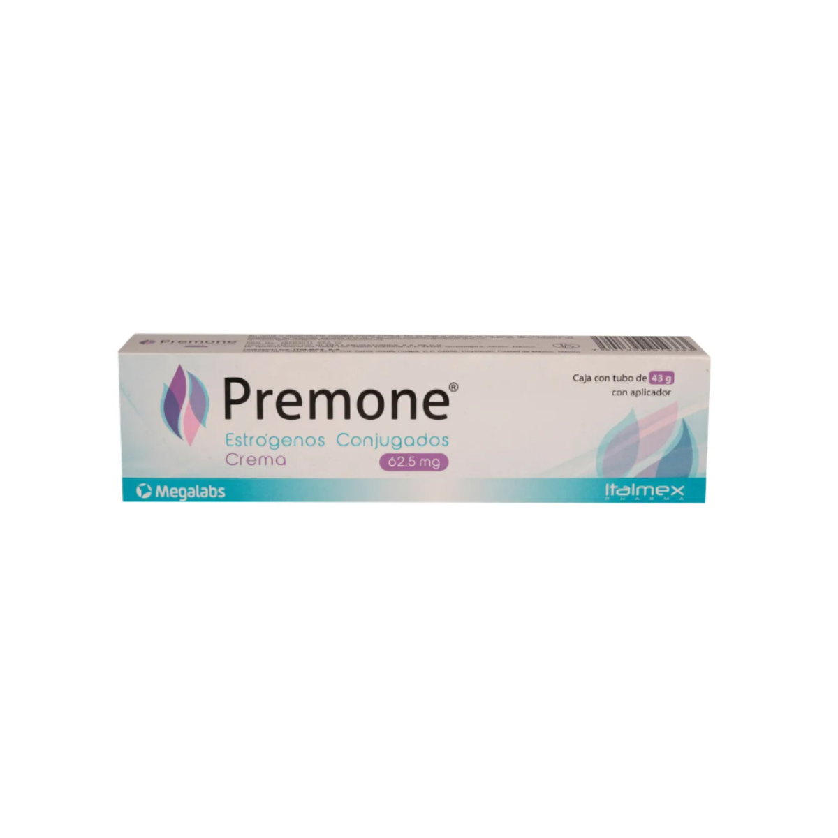 PREMONE. ESTRÓGENOS CONJUGADOS 62.5 MG. CREMA. TUBO DE 43 G CON APLICADOR