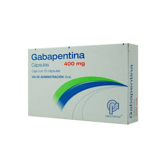 GABAPENTINA 400 MG. CAJA CON 15 CÁPSULAS