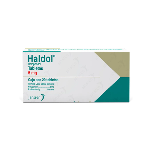 HALDOL. HALOPERIDOL 5 MG. CAJA CON 20 TABLETAS