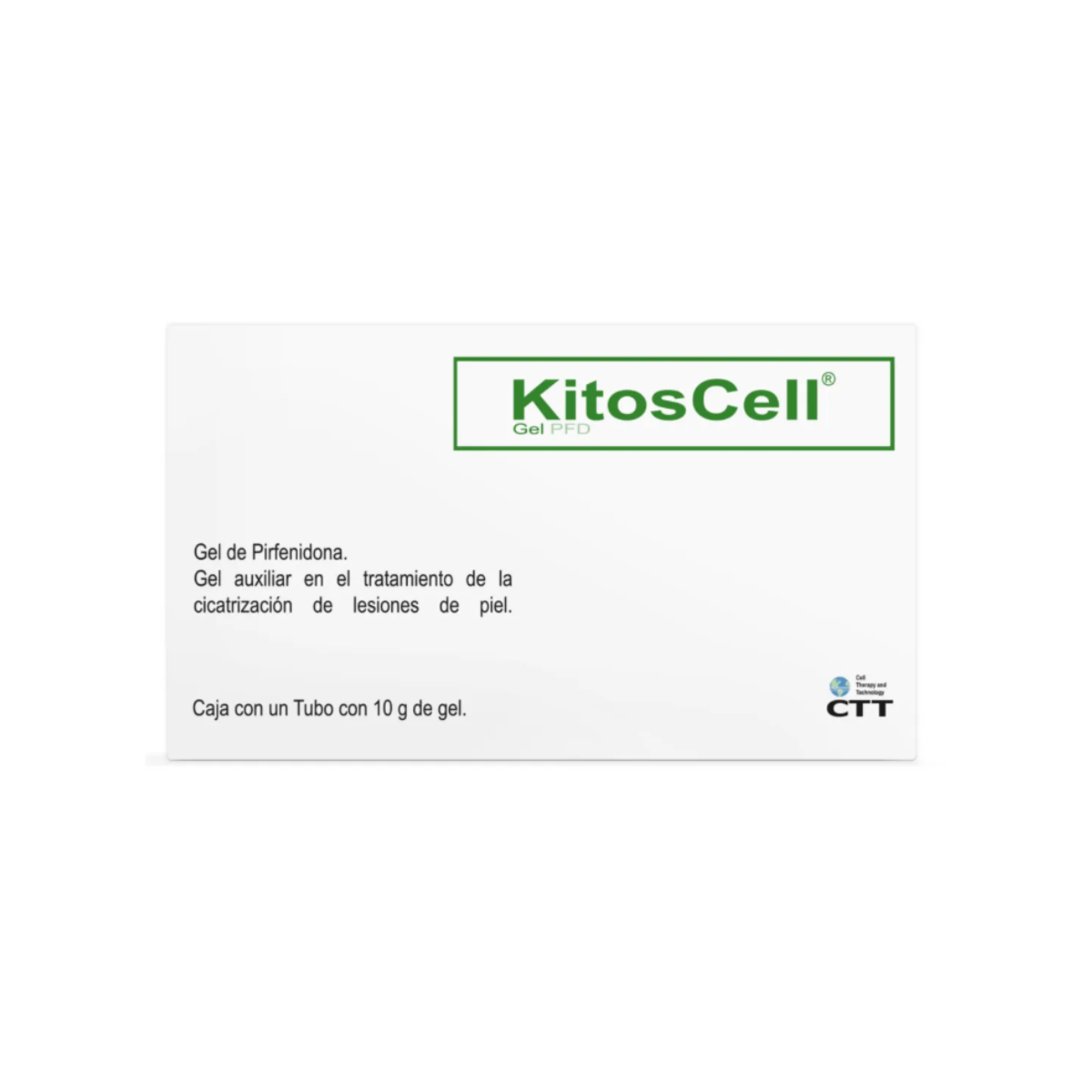 KITOSCELL. GEL DE PIRFENIDONA. TUBO CON 10 G DE GEL