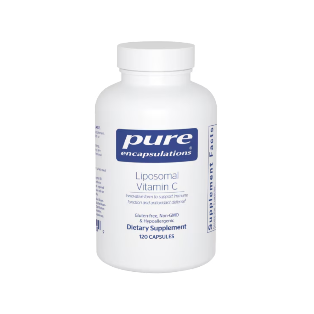 Pure encapsulations Liposomal Vitamin C 120 capsulas
