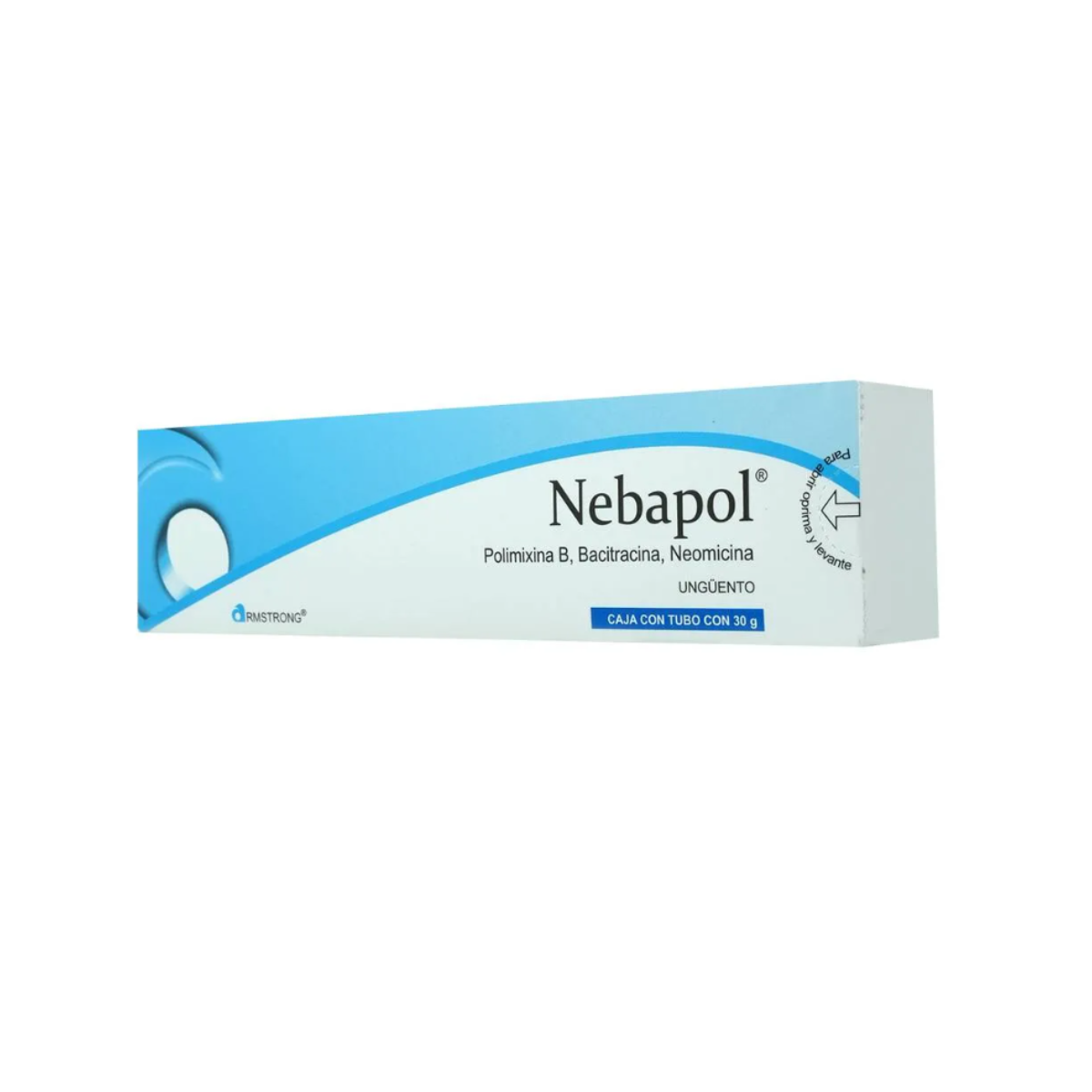 NEBAPOL. POLIMIXINA B/BACITRACINA/NEOMICINA. UNGÜENTO. TUBO CON 30 G