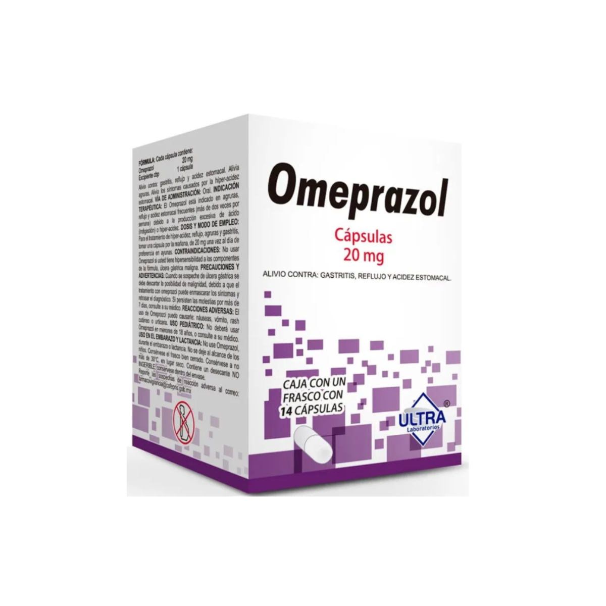 OMEPRAZOL 20 MG. CAJA CON 14 CÁPSULAS