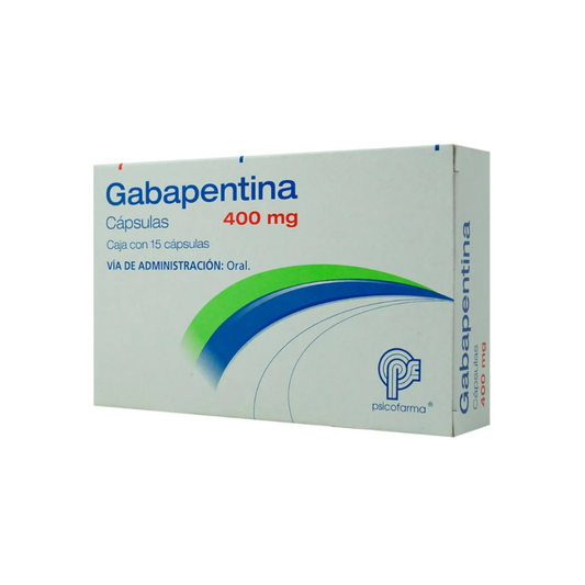 GABAPENTINA 400 MG. CAJA CON 15 CÁPSULAS