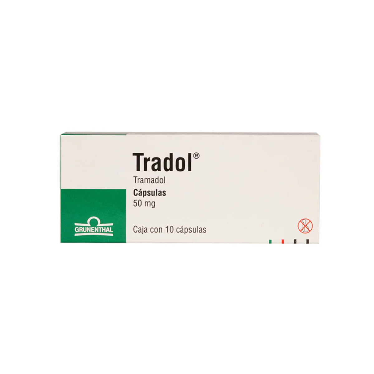 TRADOL. TRAMADOL 50 MG. CAJA CON 10 CÁPSULAS