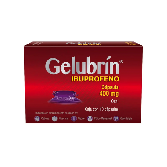 IBUPROFENO 400 MG  10 CAPS GELUBRIN