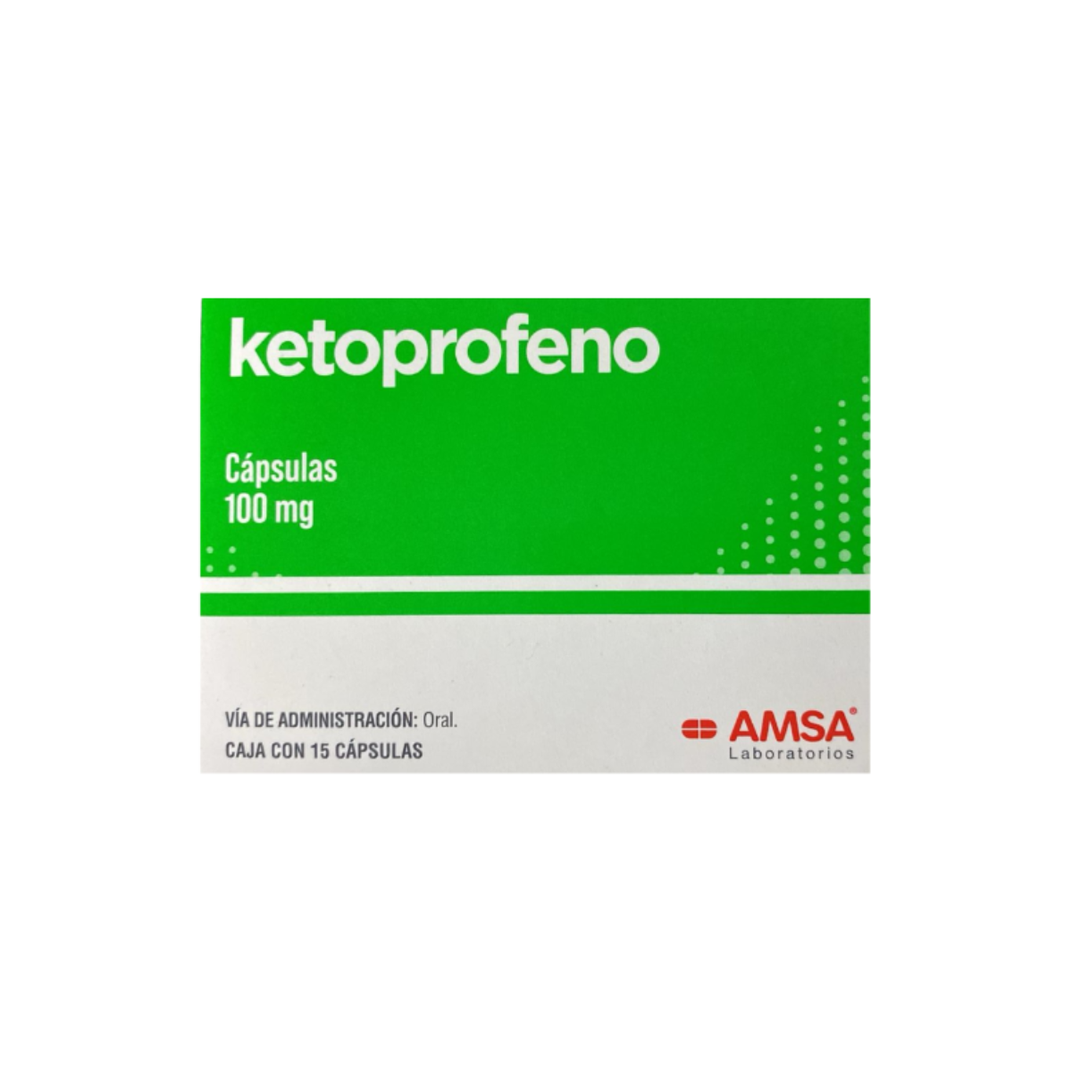 KETOPROFENO 100 MG. CAJA CON 15 CÁPSULAS AMSA
